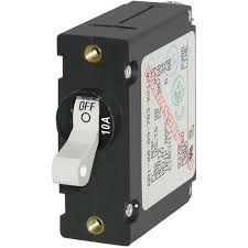 [BS7204] Magnetic Circuit Breaker 10A Black - Bs7204
