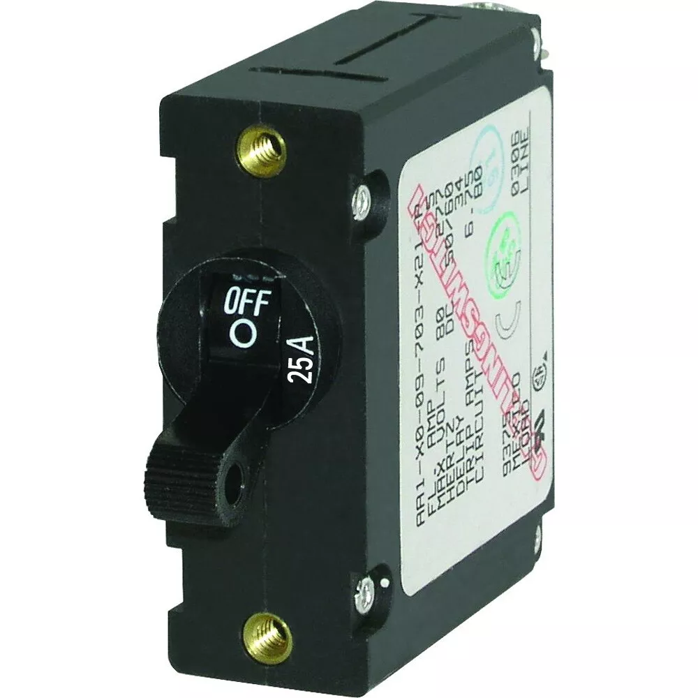 [BS7216] Magnetic Circuit Breaker 25A Black - Bs7216