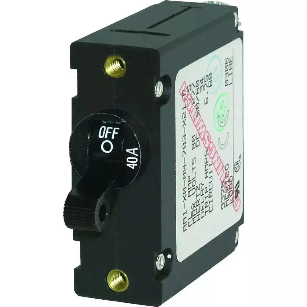 [BS7224] Magnetic Circuit Breaker 40A Black - Bs7224