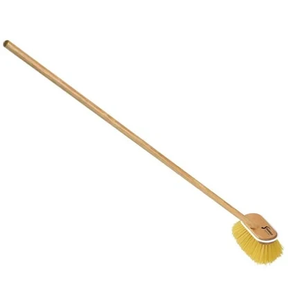 [SHU1960] Soft Brush With 48" Threaded Handle | Shu1960 | Gentle Cleaning Tool