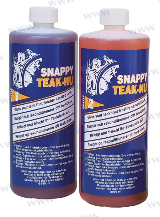 [SNA19961] Snappy Teak-Nu 0.950L Kit Sna19961 | Easy Teak Maintenance Solution