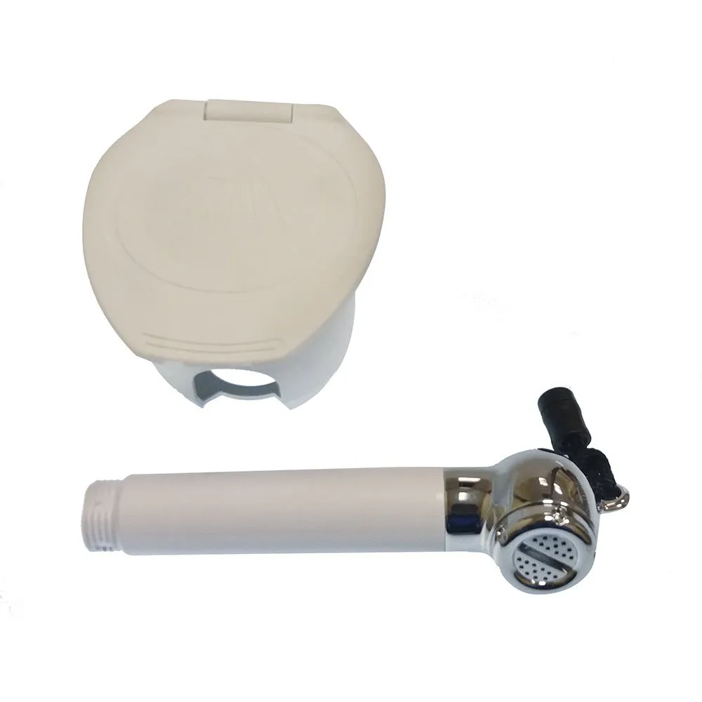 [GLE99582-REC] Glendinning White Shower Head Gle99582-Rec - Modern & Stylish Design