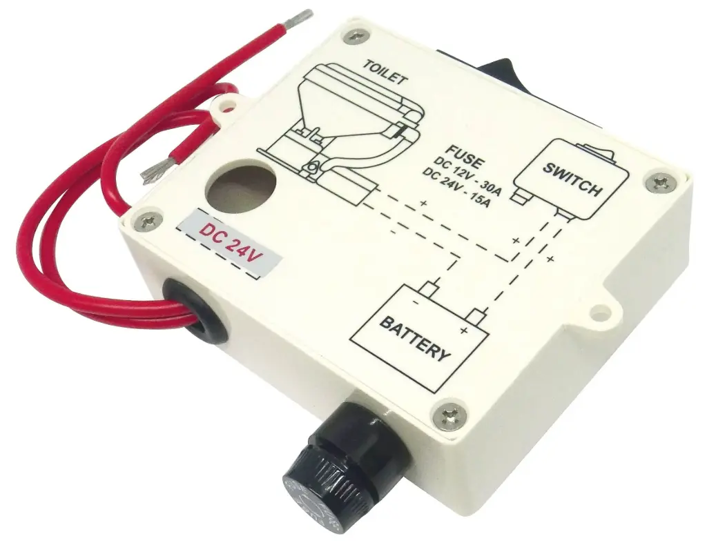 [GS50019] 24V Toilet Switch Gs50019 | Stylish & Durable Interior Accessory