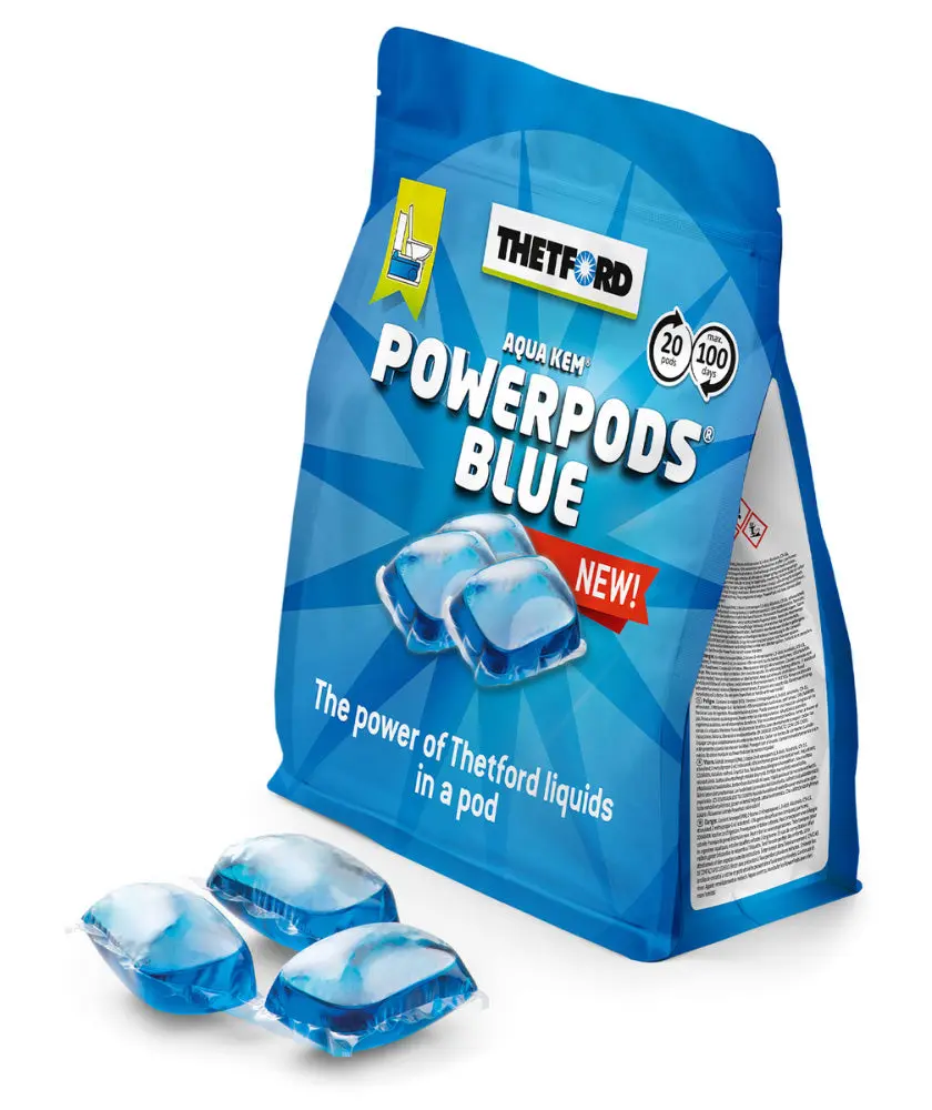 Powerpods Blue 20 Caps | Tf30751 | Rv & Boat Toilet Cleaner