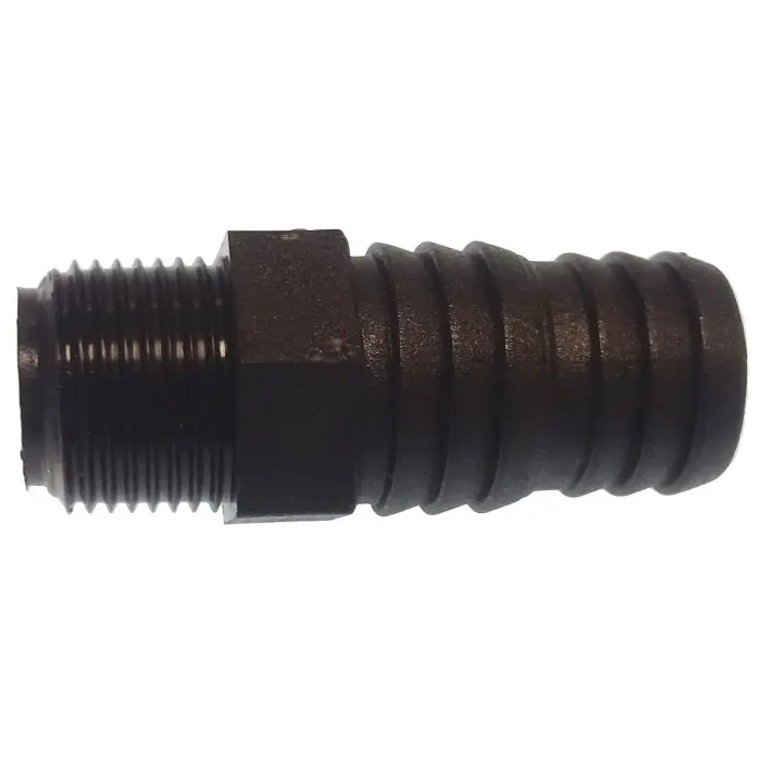 [GS30252] Polypropylene Male Hose Connector 3/8-15 | Gs30252 | Secure Fit