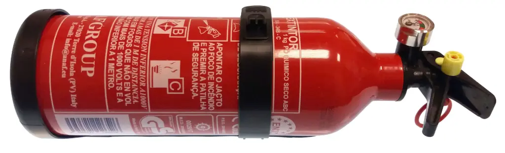 [GS80057] Alum 1 Kg Abc Fire Extinguisher Gs80057 - Compact & Efficient