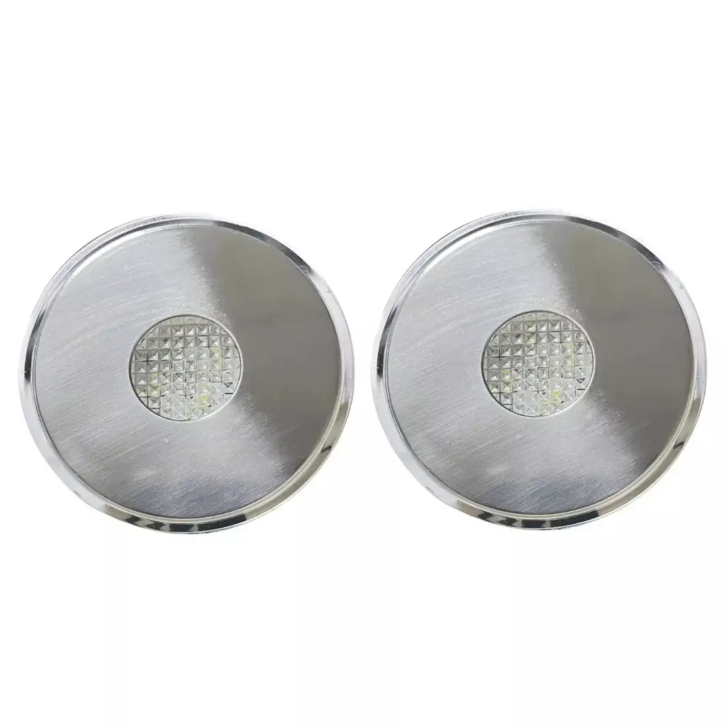 [GS10401] Led Round Exterior Light - Ss White, Gs10401