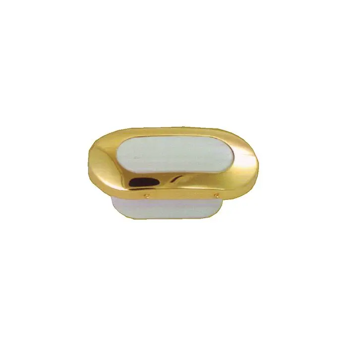 [GS11408] Led Oval Exterior Light Gold - Gs11408 - Ideal For Interior Use