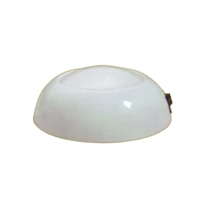 Led Dome Light 130Mm White Plastic Gs11414 - Ideal For Interiors