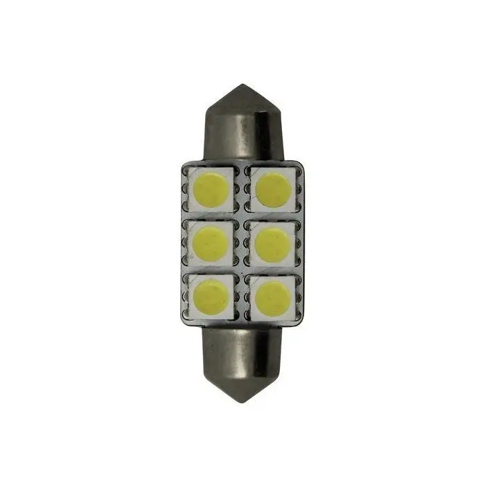 [GS10540] Bulb Festoon 6Led 1.3W 10/30V 15.9X37Mm - Gs10540