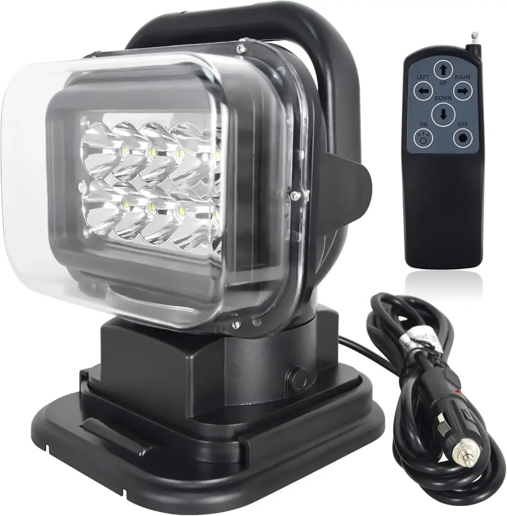 12V 50W LED REMOTE CTRL SEARCH LIGHT SPOT BEAM
