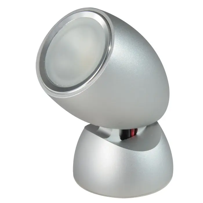 [LUM111809] Adjustable Brushed Silver Positionable Light | Lum111809