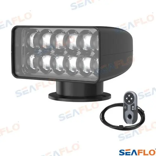 [SFSL33500W03B] Seaflo Spotlight 40W 12/24 Black