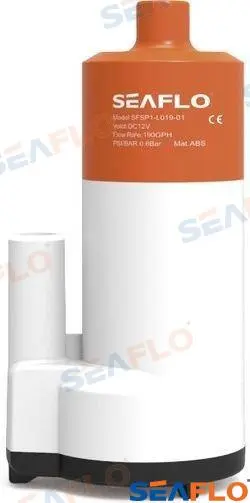 [SFSP1L01901] Seaflo 12V Low Voltage Submersible Pump 16Lpm | Sfsp1L01901
