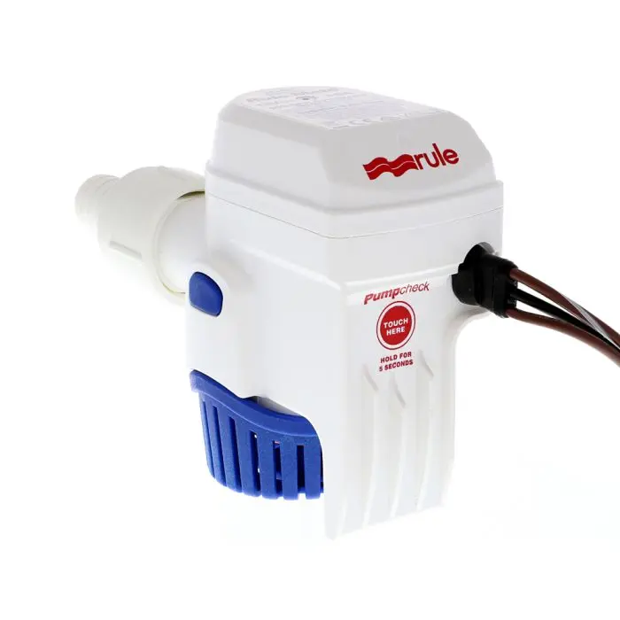 [RU750] 12V Rule Ru750 Bilge Pump 2.8A - Compact & Efficient Boat Solution