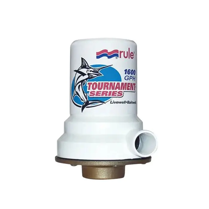 Livewell Pump 1600 12V Lw Bronze Base - Ru209B