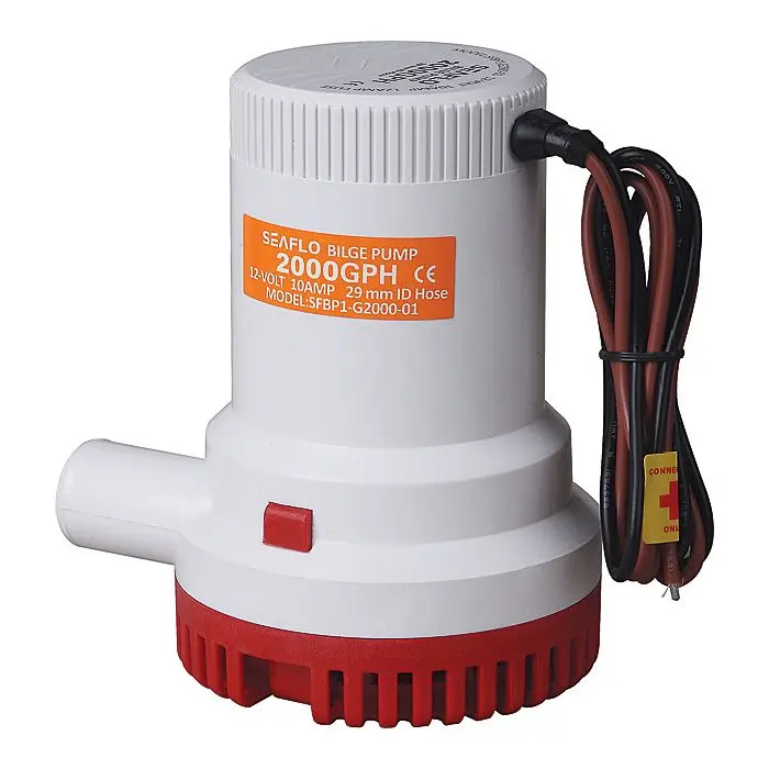 Seaflo 2000Gph 12V Bilge Pump Sfbp1G200001 - Efficient Water Removal