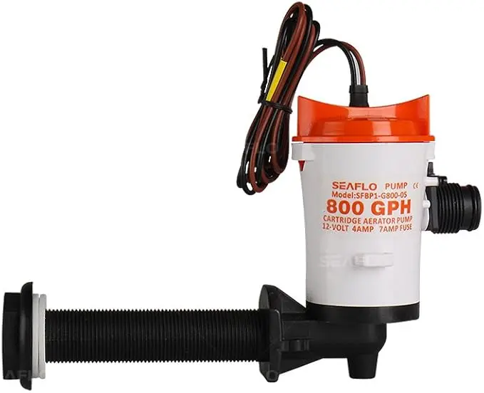 [SFBP1G35005] Seaflow 350 Gph 12V Elbow Livewell Pump | Sfbp1G35005