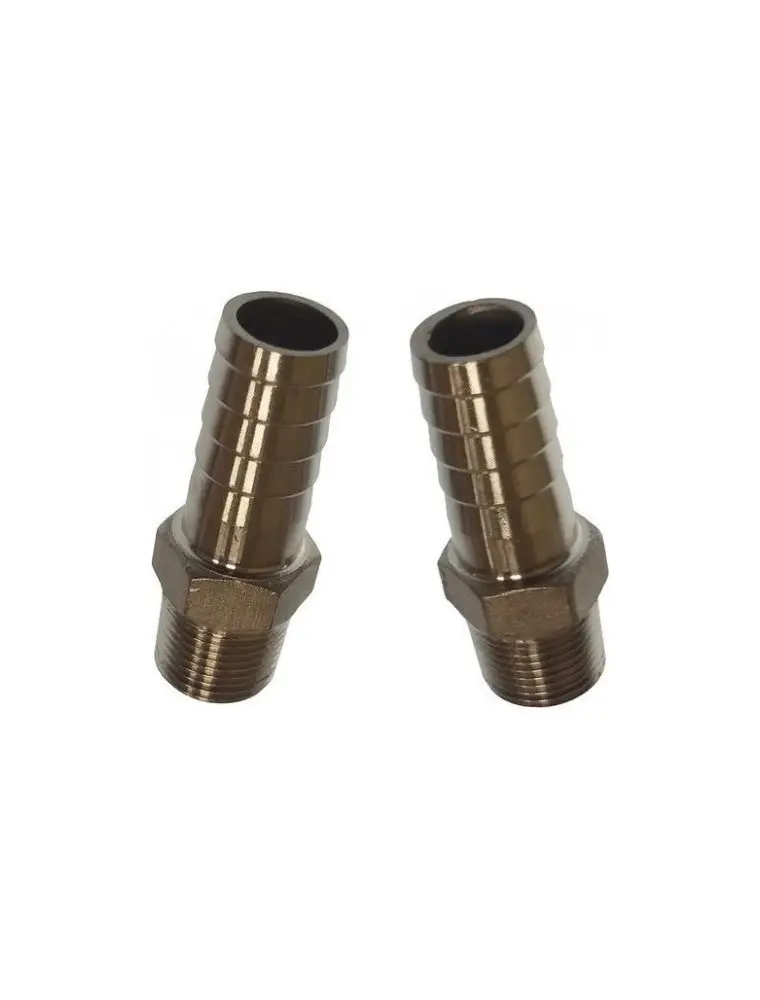 [GS30223] Male Hose Adaptor 1/2" 15Mm (2) | Gs30223 | Durable Marine Use