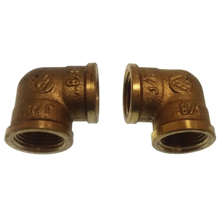 [GS30160] Brass Elbow H/H 3/8" (2) | Gs30160 | Durable Plumbing Fitting