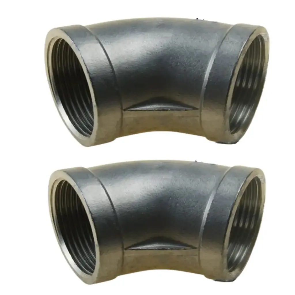 45º Elbow Banded Inox 3/8" (2) | Gs30560 | Durable Pipe Connector