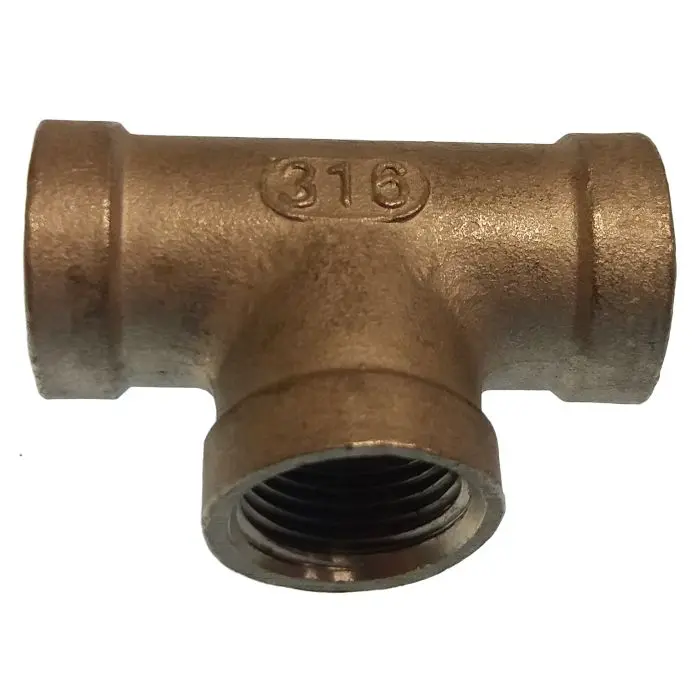 [GS30535] Tee Banded Aisi 316 1-1/2 | Gs30535 | Marine Grade Fitting