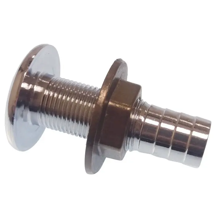 Brass Thru-Hull 3/4" | Gs30072 | Durable Brass Fitting By Goldenship