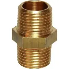 [GS30906] Equal Nipple 1.5" M. Brass Cr Gs30906 - Marine Fitting By Goldenship