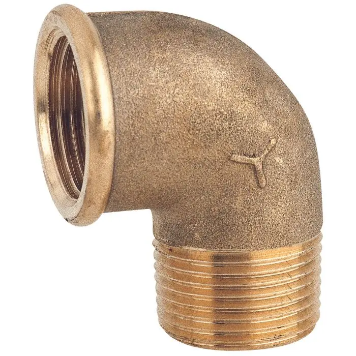 Elbow 90º Male-Female. 1''1/2 Brass Cr - Gs30809 | Durable Plumbing Fitting