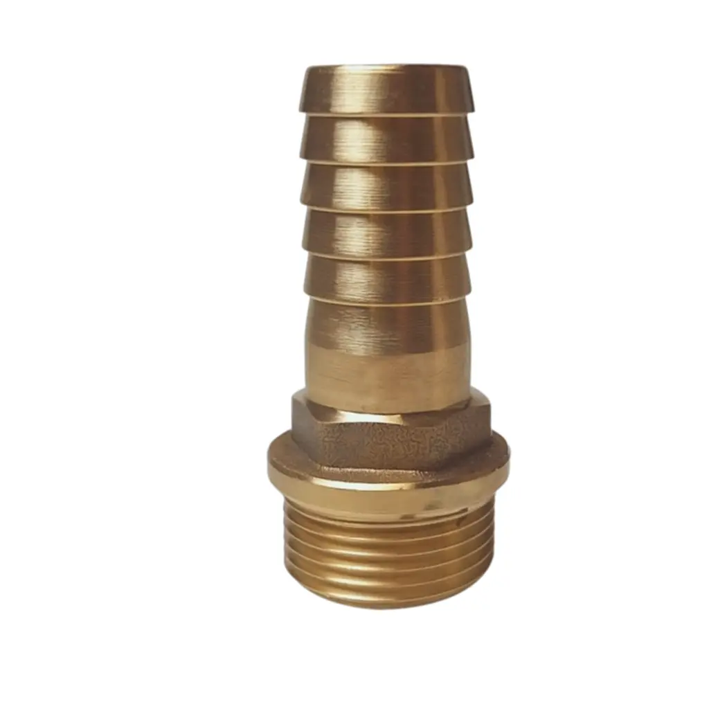 [GS30834] Hose Tail 1/2'' X 19 M Brass Cr - Gs30834 - Goldenship Hull