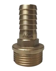 [GS30838] Hose Tail 1'' X 20M Brass Cr Gs30838 - Durable Marine Connector
