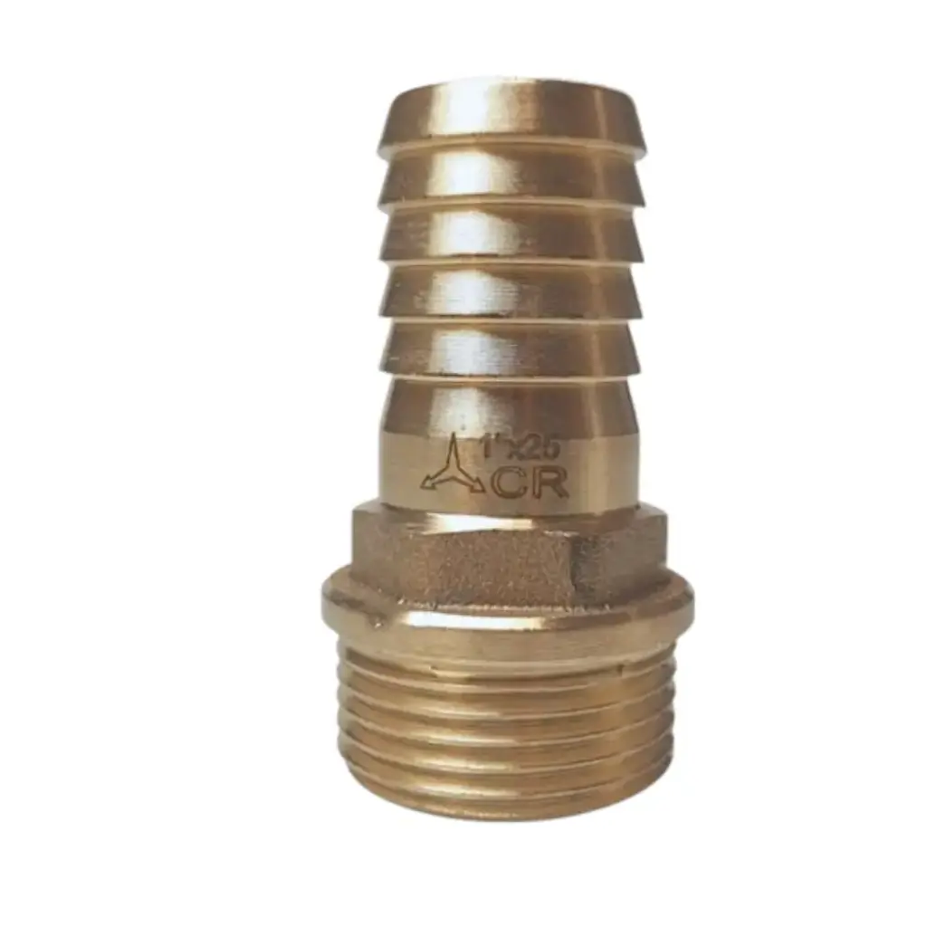 [GS30839] Hose Tail 1'' X 25M Brass Cr | Gs30839 | Marine Durable Connector