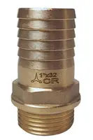 Hose Tail 1'' X 32 M Brass Cr | Gs30841 | Marine Use | Goldenship