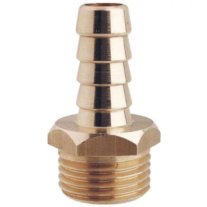 Hose Tail 1/4" X 10M Brass Cr | Gs30852 | Durable Hose Connector