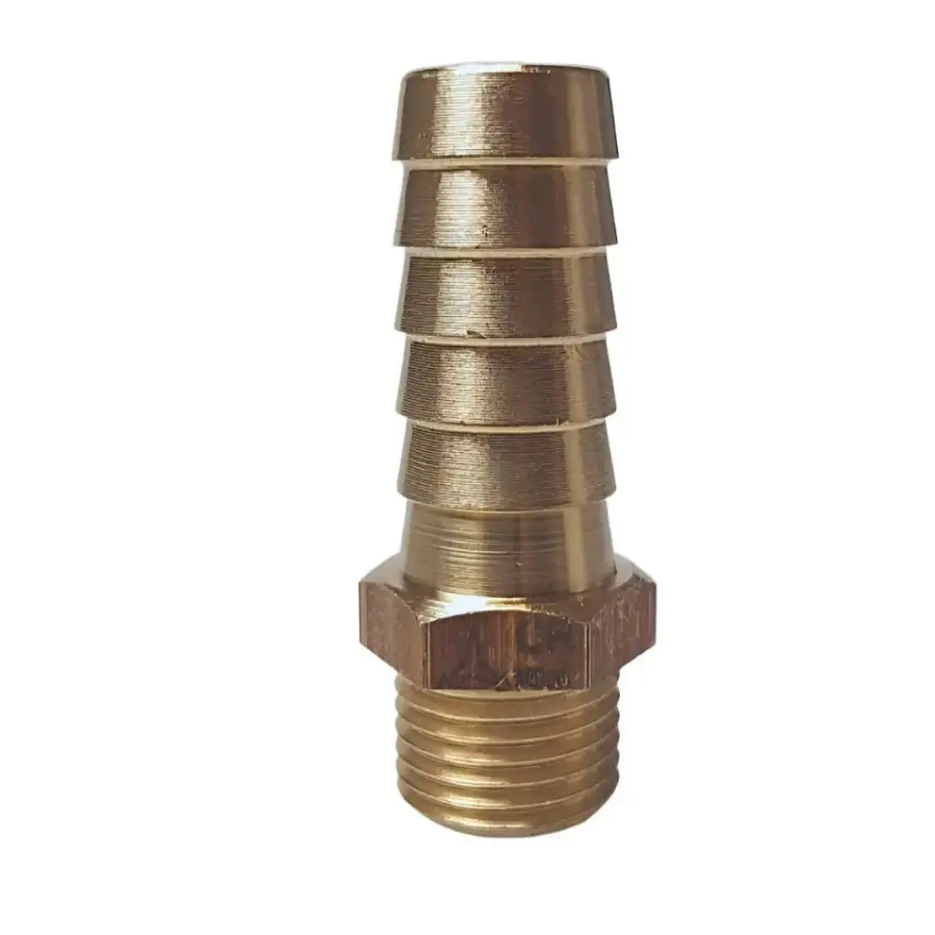 [GS30853] Hose Tail 1/4" X 12M Brass Cr | Gs30853 | Marine Use By Goldenship