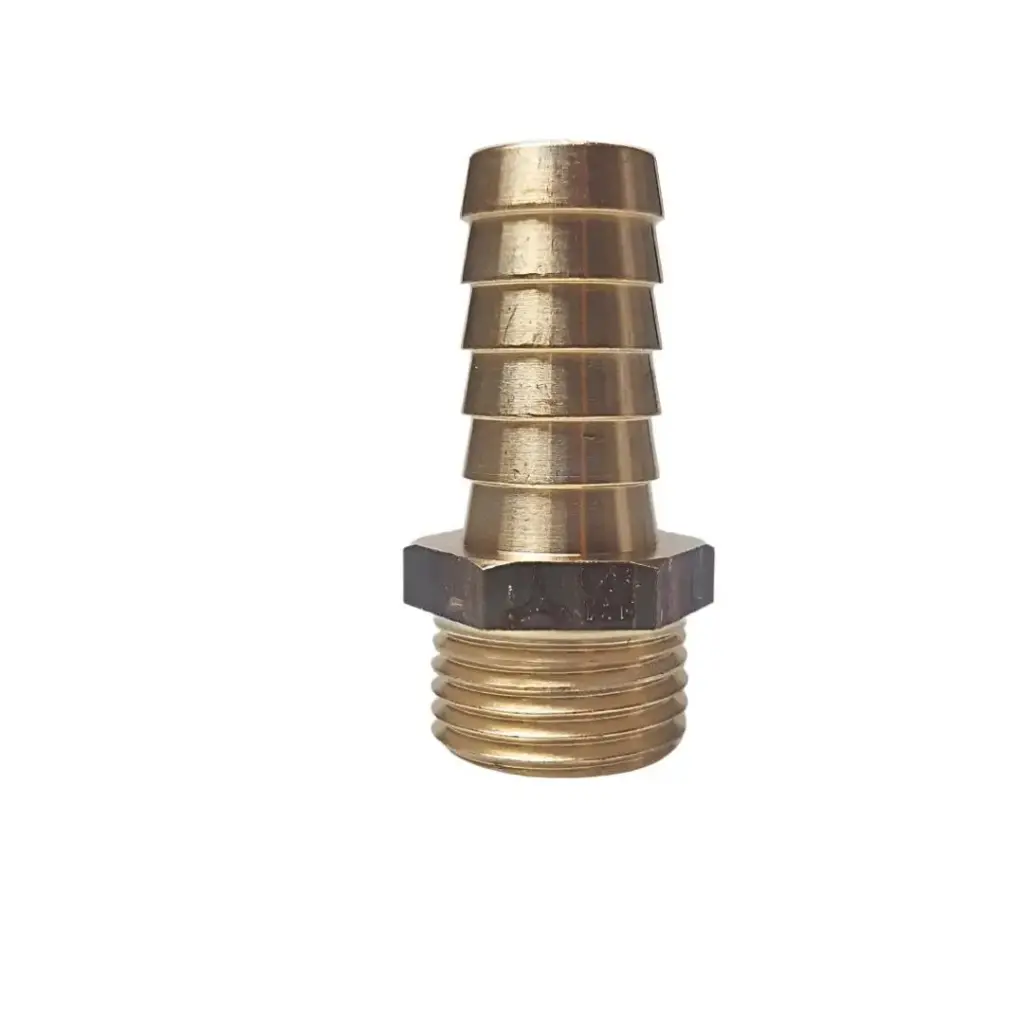 [GS30865] Hose Tail 1/2" X 16M Brass Cr | Gs30865 | Marine Use | Goldenship
