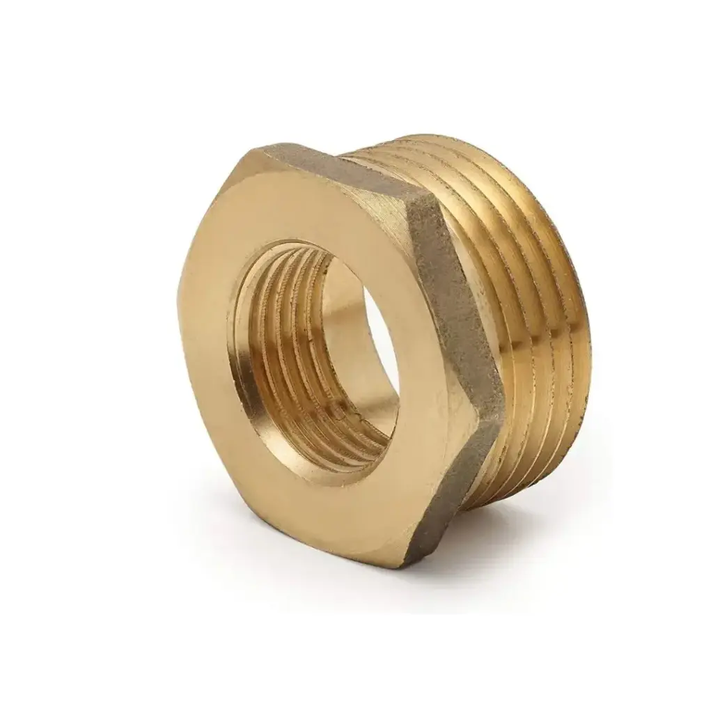 [GS30888] Reducing Bush 2" X 1.5" Male-Female. Brass C | Gs30888 | Goldenship