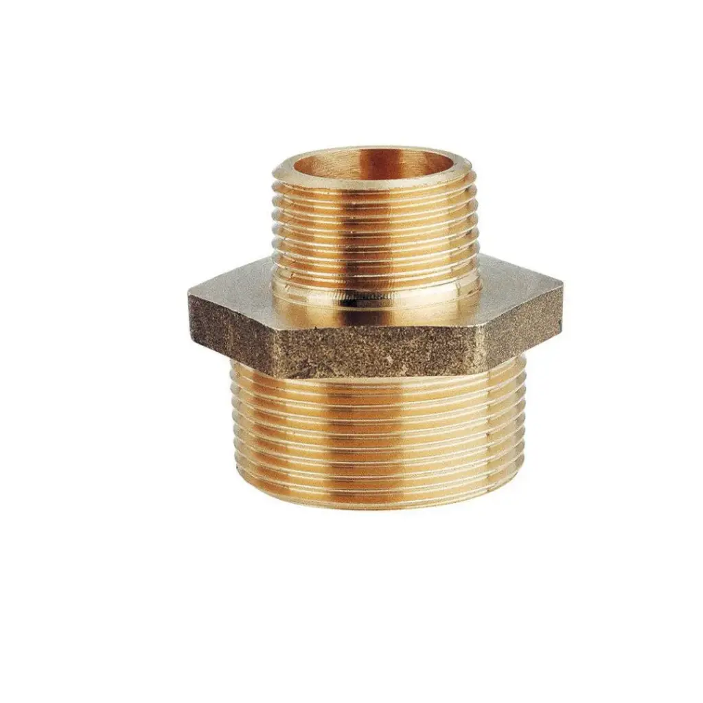 [GS30896] Reducing Nipple 1.5"X1" Brass | Gs30896 | Marine Fitting