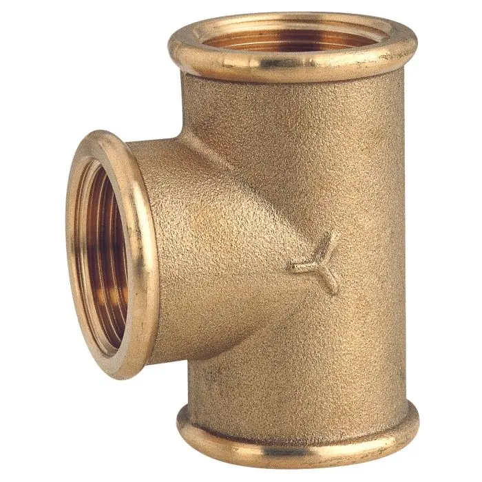 Tee 1/2" F.F.F. Brass Cr | Gs30824 | Goldenship Plumbing Fitting