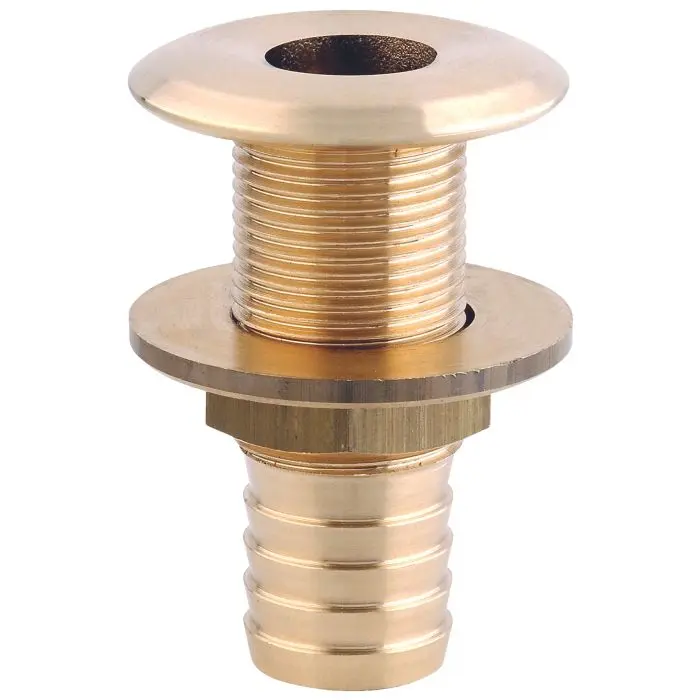 [GS30776] 1/2'' Brass Through Hull - Gs30776 - Marine Corrosion-Resistant