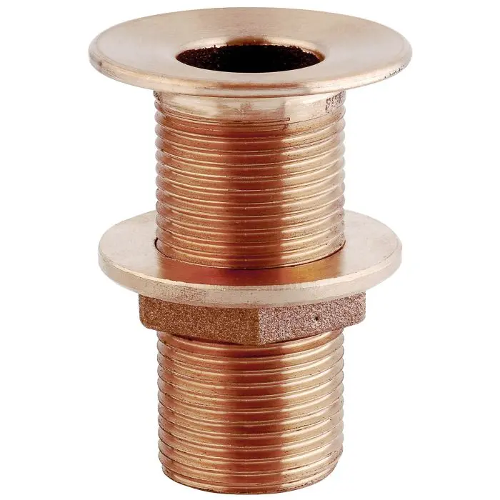 [GS30623] Bronze Through Hull Outlet Well Pattern Gs30623 - 9Cm Height, 16Cm Length