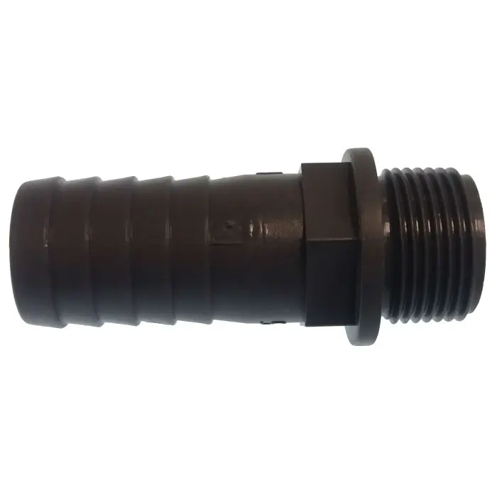 [GS30250] Polypropylene Male Hose Connector 3/4-25 Gs30250 For Marine Use