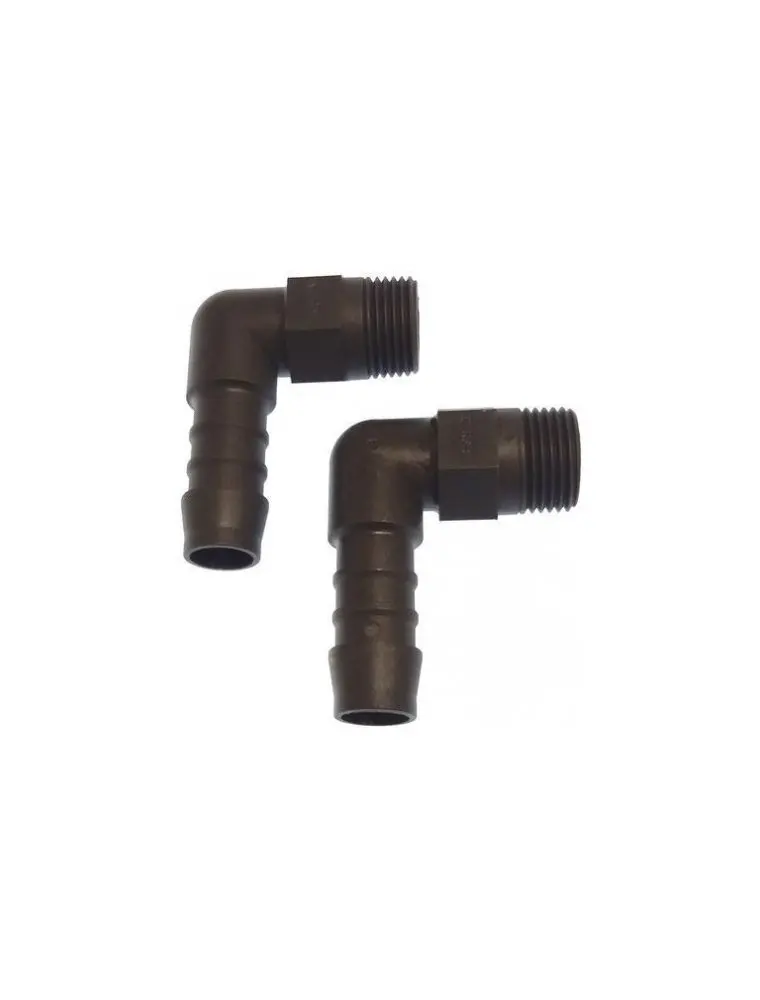 [GS30125] Racor 90º Polyamide Connector 1/2 - 12 (2) | Gs30125 | Marine Use