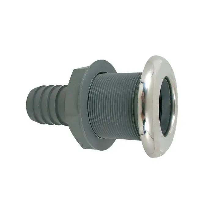 [GS30346] Nylon/Stainless Thru-Hull Fitting 1-1/2" | Gs30346 | Marine Hardware