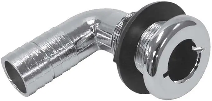 [THTH-1290CP] Thru Hull Scupper 90º For 29Mm Hose - Thth-1290Cp - Compact Design