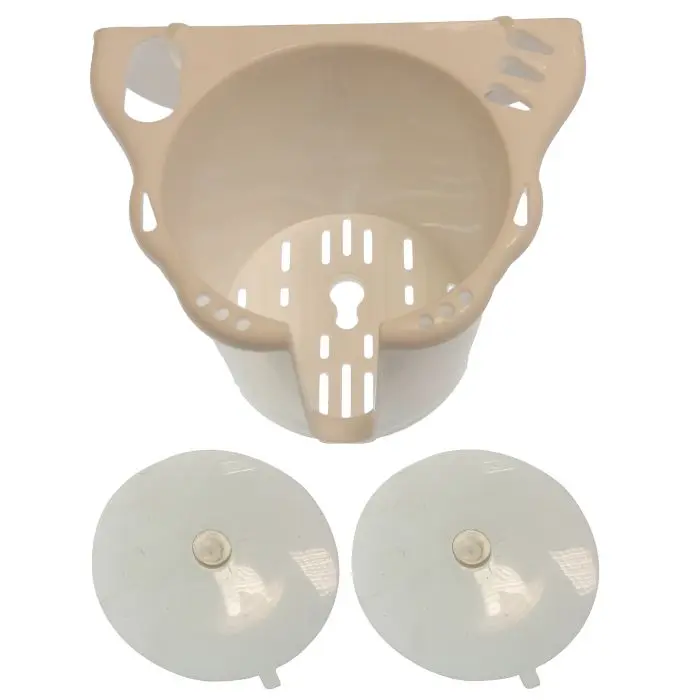 [GS41502] White Drink Holder Caddy | Gs41502 | Stylish Drink Organizer