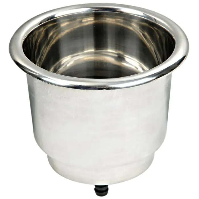 [GS41420] Glass & Can Holder With Drain Hole | Gs41420 | Goldenship Accessories