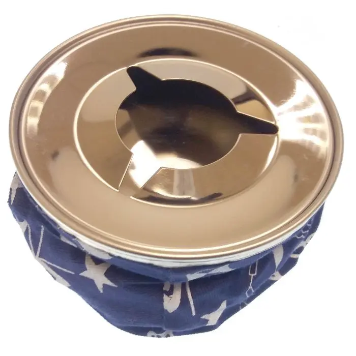 [GS41450] Windproof Ashtray Ss304 Blue | Gs41450 | Durable Outdoor Accessory