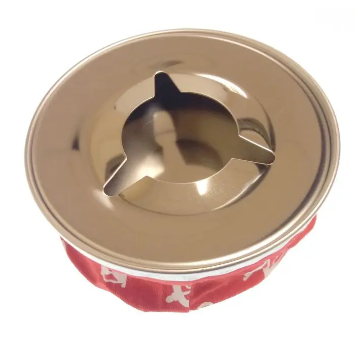 [GS41451] Windproof Ashtray Red Ss304 | Gs41451 | Durable Outdoor Accessory