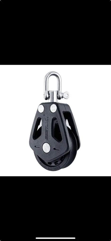 [MVBB0201F] 29Mm Single Swivel Shackle Block Mvbb0201F - 160Kg Load Capacity